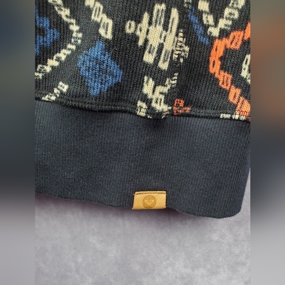 Roxy Dry Flight Technology Resin knit Fleece Full zipper Hoodie Size M - Picture 4 of 12